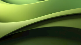 绿色渐变波浪背景