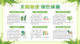 节能环保展板