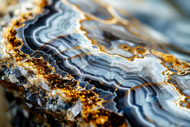 蓝色渐变金线大理石背景