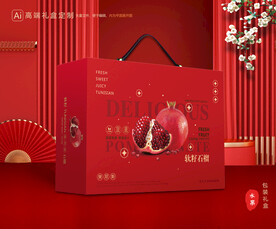 石榴包装 水果礼盒