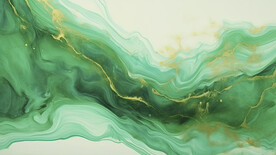 绿色金线渐变大理石背景