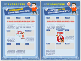 国际禁毒日科普知识海报模板