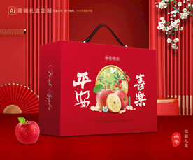 苹果包装 红富士礼盒