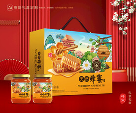 蜂蜜包装 百花蜜礼盒