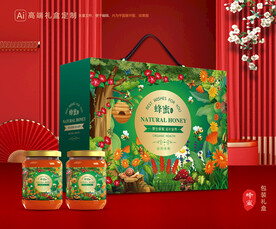 蜂蜜包装 百花蜜礼盒