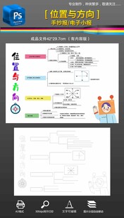 位置与方向思维导图数学手抄报