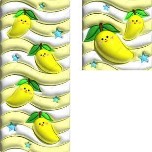 3D芒果手机壁纸膨胀风