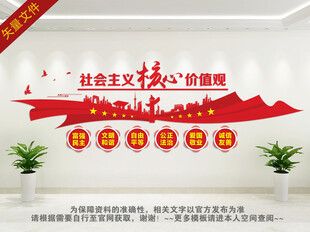 社会主义核心价值观文化墙