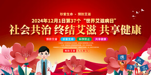 世界艾滋病日展板