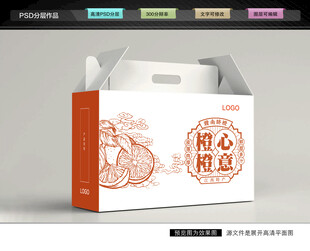 脐橙礼盒 橙子包装