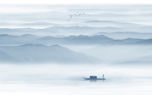 意境山水画水墨山水画