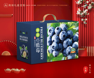 蓝莓包装 水果礼盒