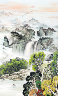 玄关山水画