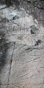 岩石表面的独特纹理