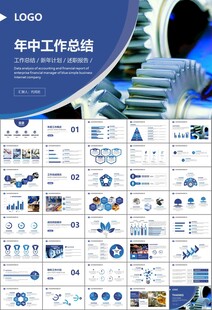 机械制造加工业通用PPT模板