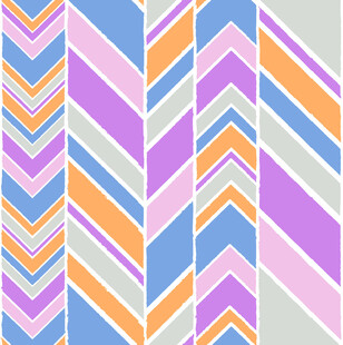 多彩锯齿形几何图案背景