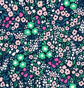 多彩花卉图案背景
