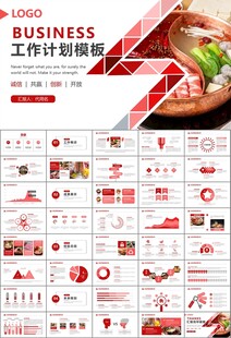火锅加盟连锁PPT模板