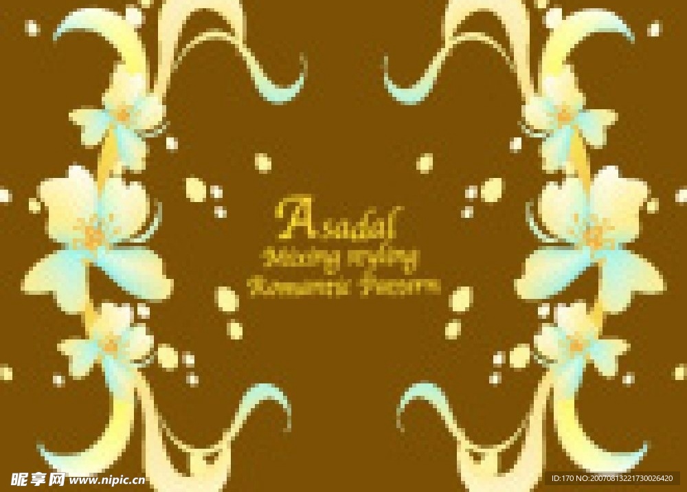 情人节花纹边框