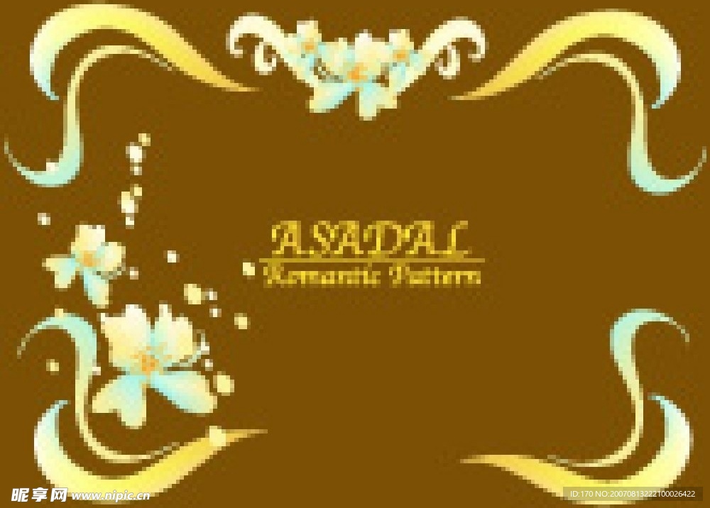 情人节花纹边框