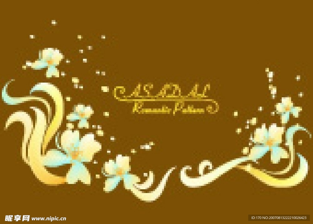 情人节花纹边框