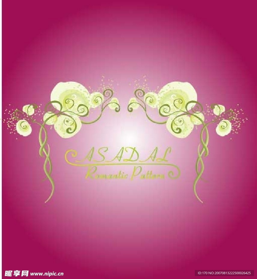 情人节花纹边框