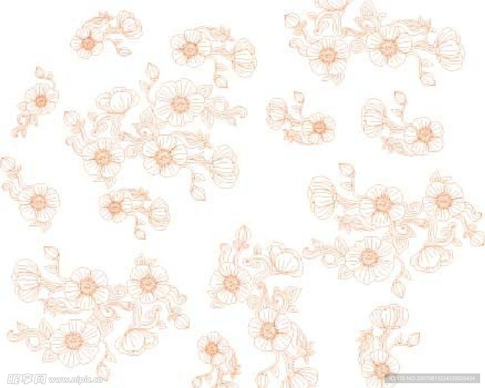 情人节花纹边框