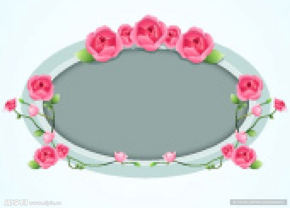 情人节花纹边框