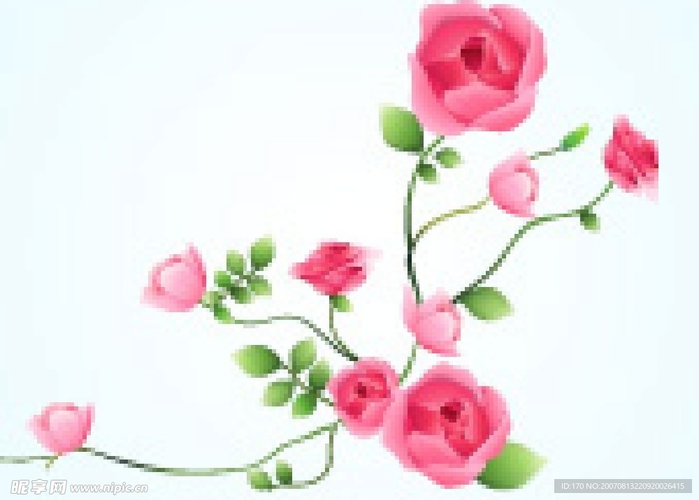 情人节花纹边框