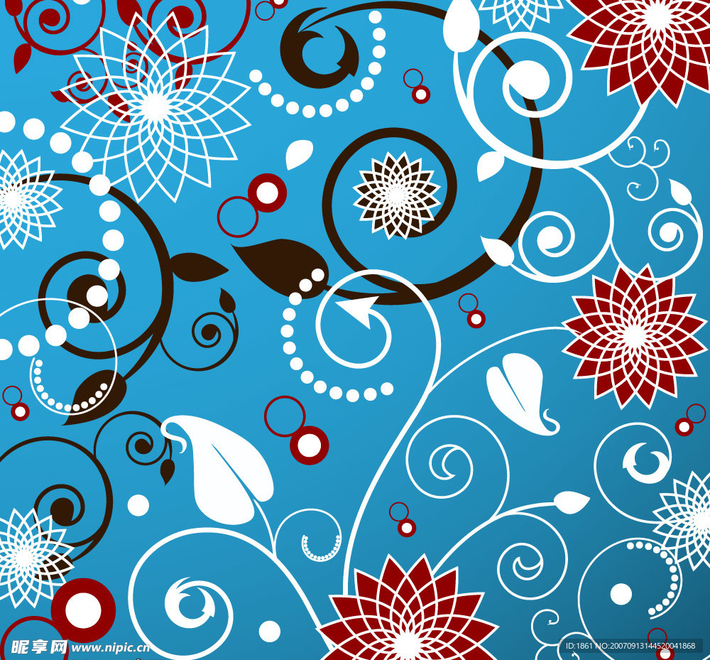 时尚花纹