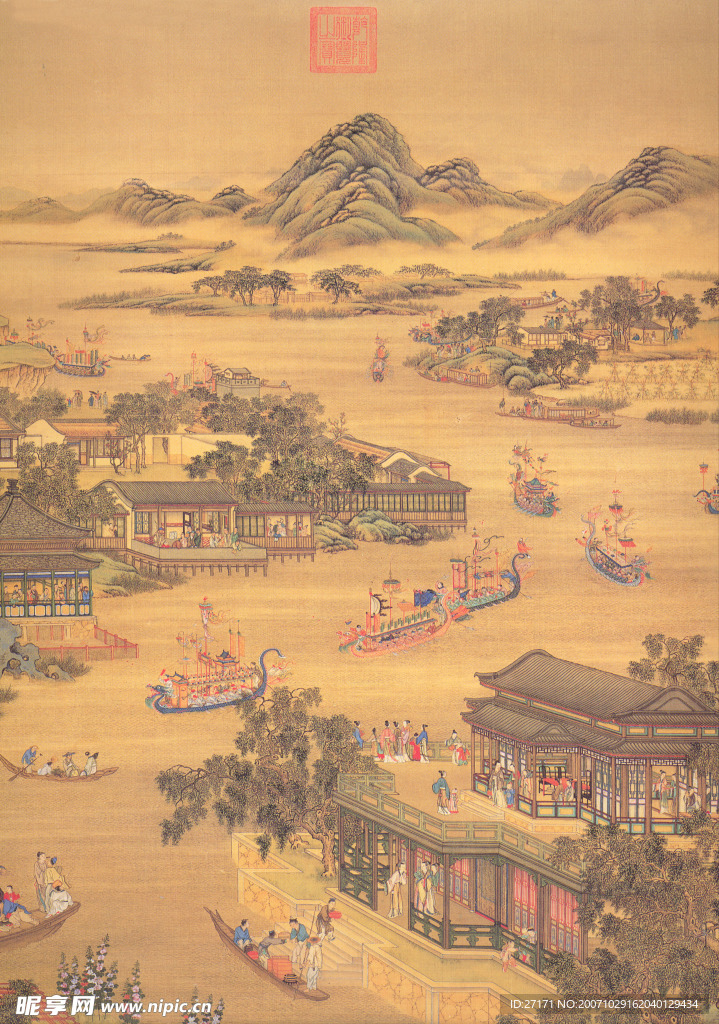 精品古代山水画 高清