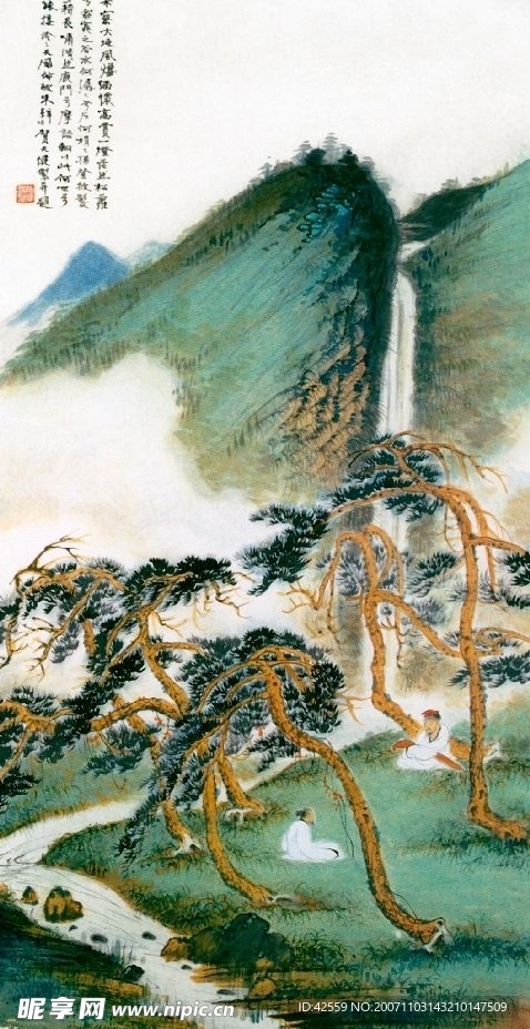 经典现代国画+说明系列七（20张）