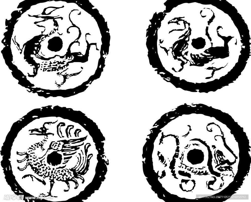 青龙白虎朱雀玄武