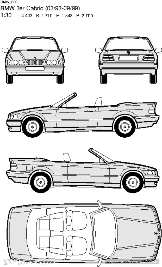 其他矢量 - 矢量素材  宝马车EPS格式