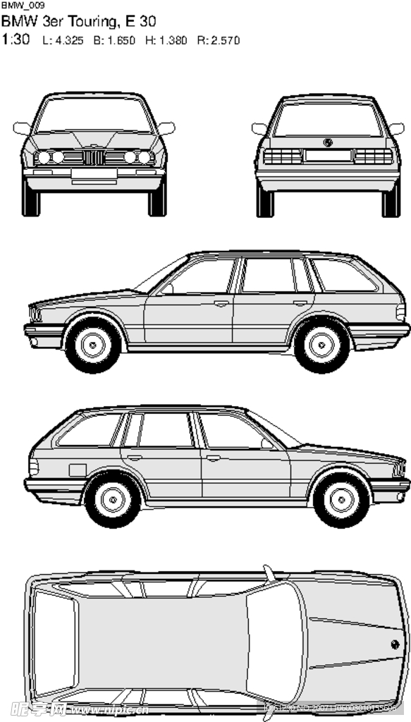 其他矢量 - 矢量素材  宝马车EPS格式