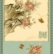 国画矢量 牡丹图 ai