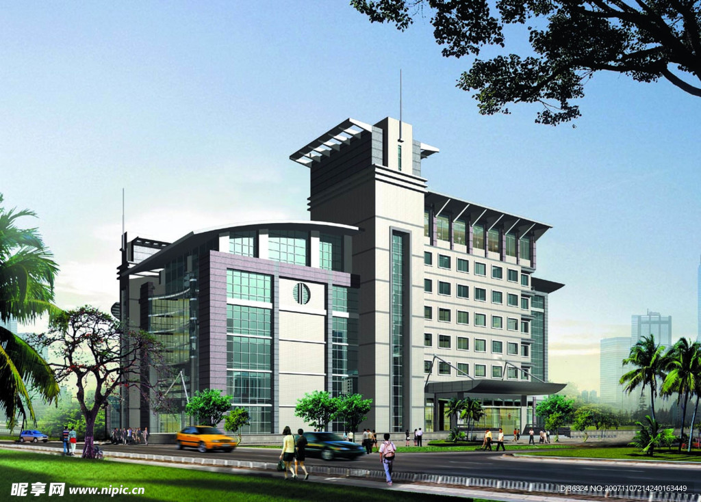 3D建筑效果图片01