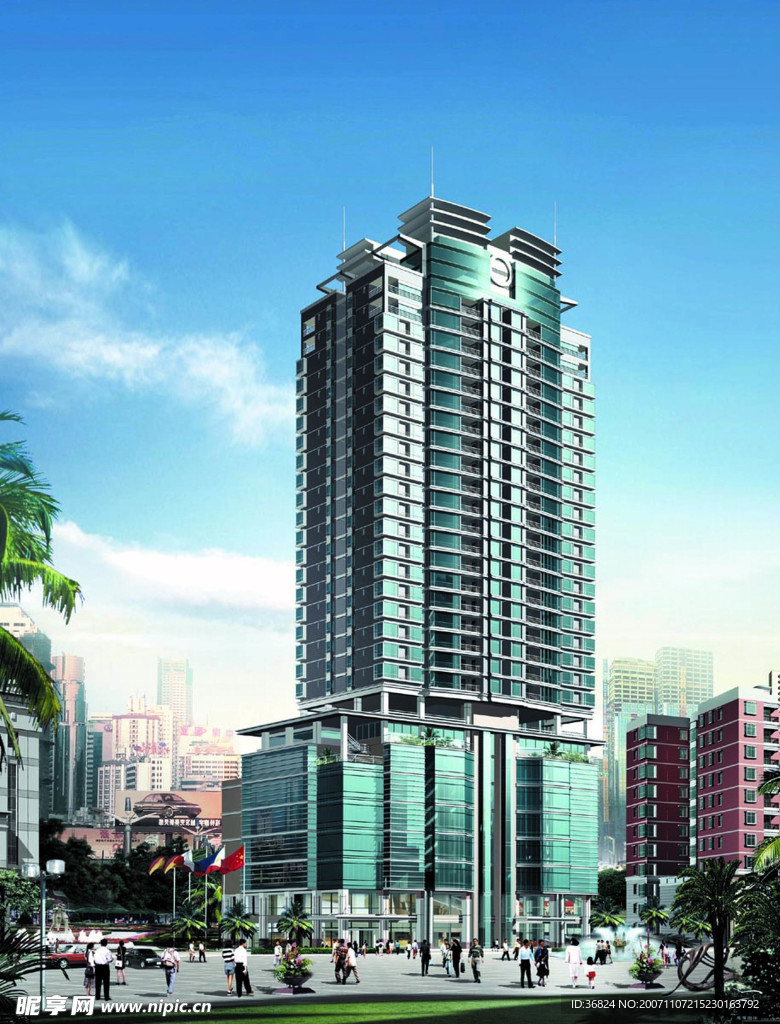 3D建筑效果图片06