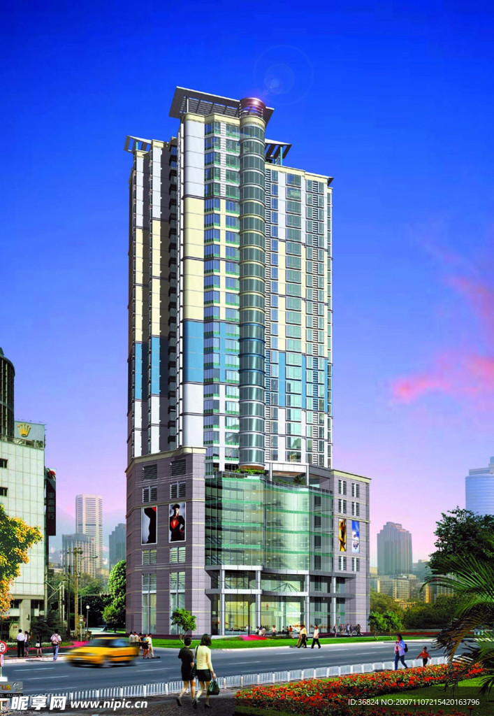 3D建筑效果图片07