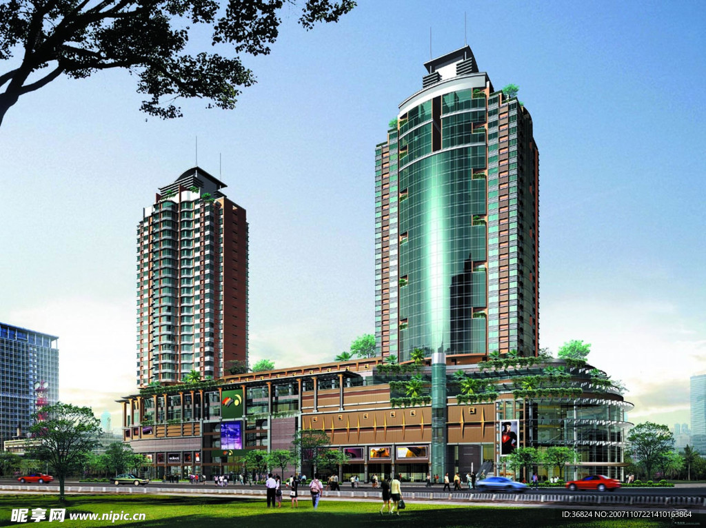 3D建筑效果图片19