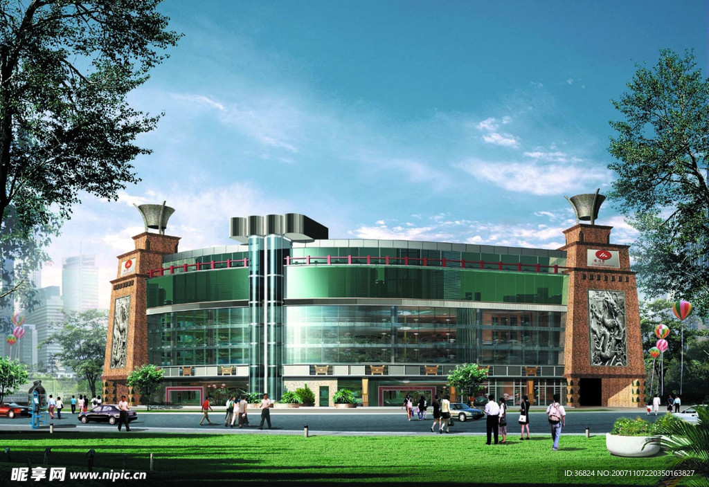 3D建筑效果图片12