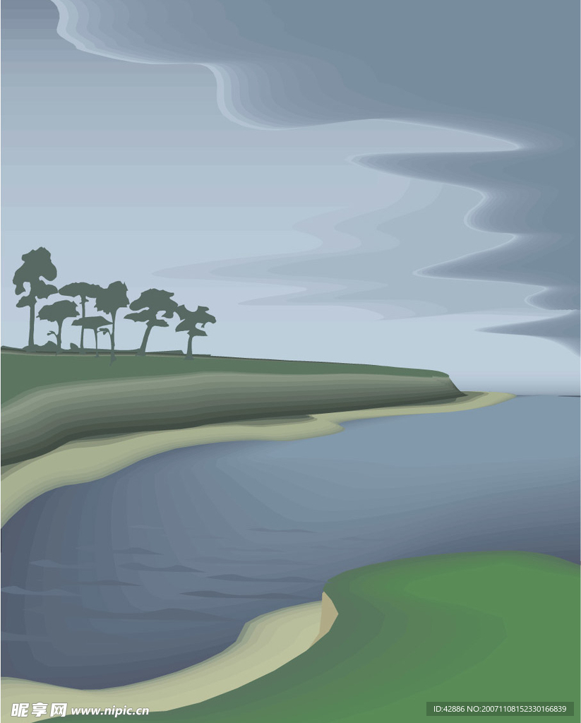 矢量风景背景6
