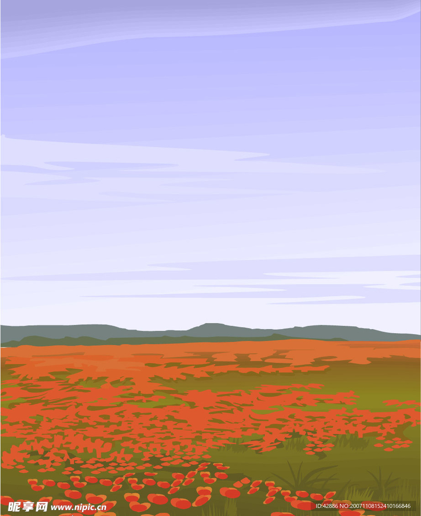 矢量风景背景7