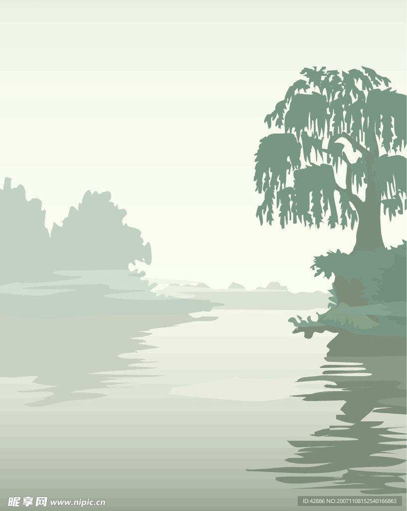 矢量风景背景9