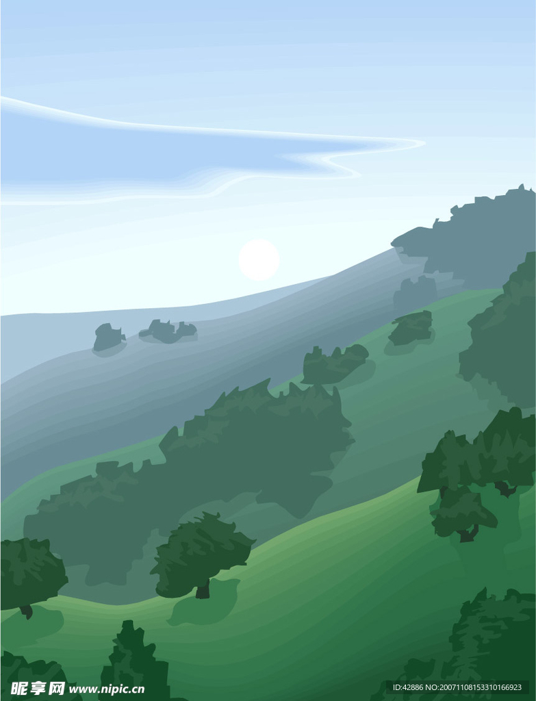 矢量风景背景21