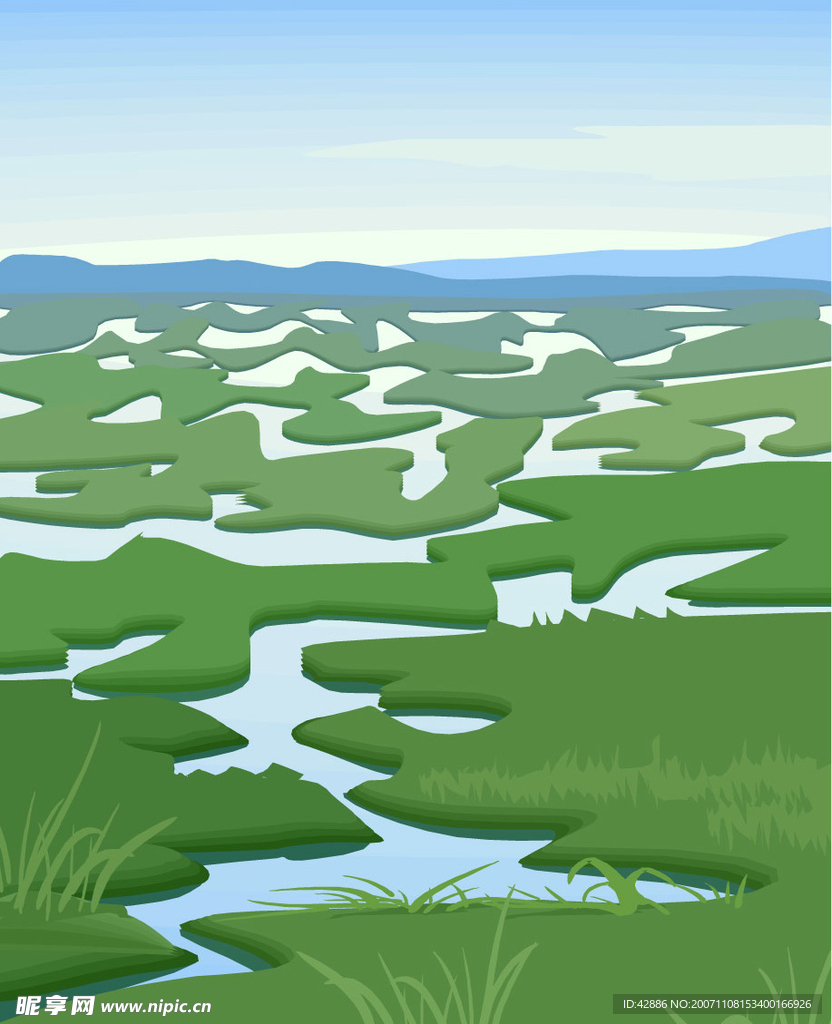 矢量风景背景22