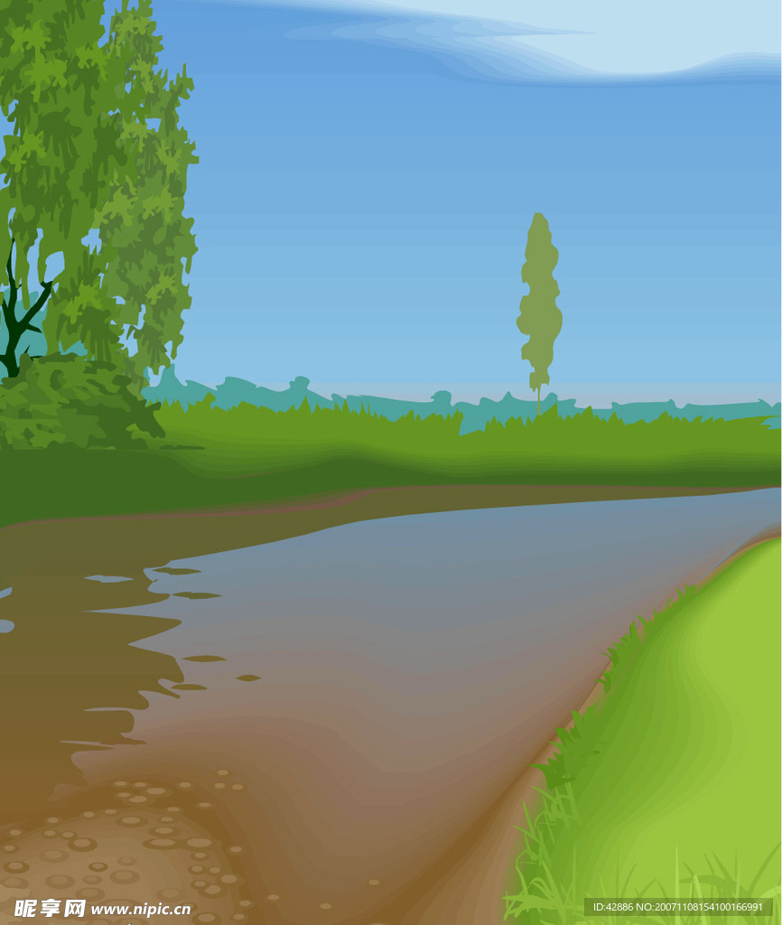 矢量风景背景29