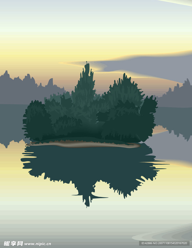 矢量风景背景32