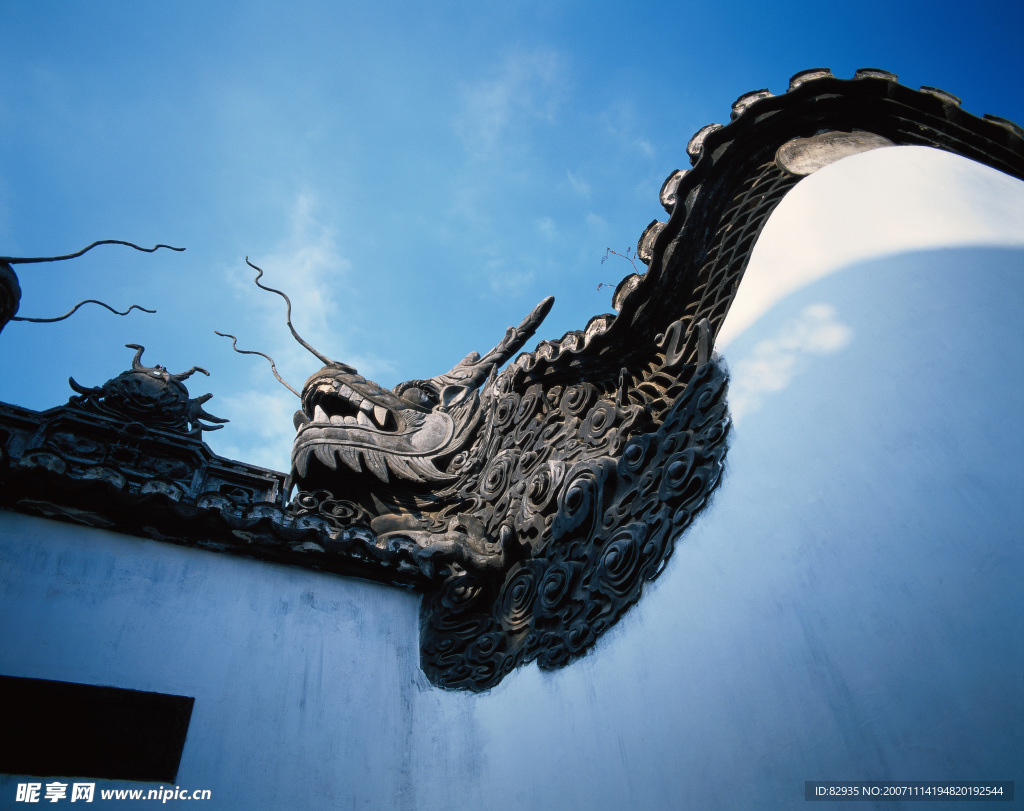 徽派建筑—龙头