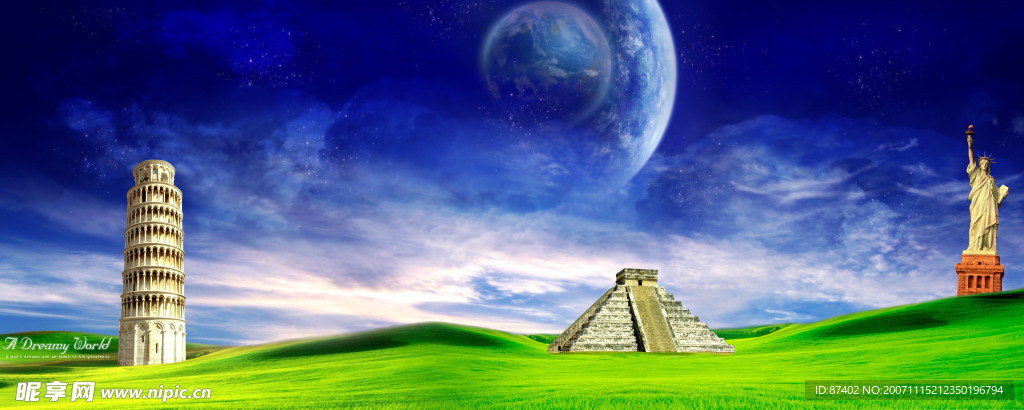 高分辨率梦幻风景